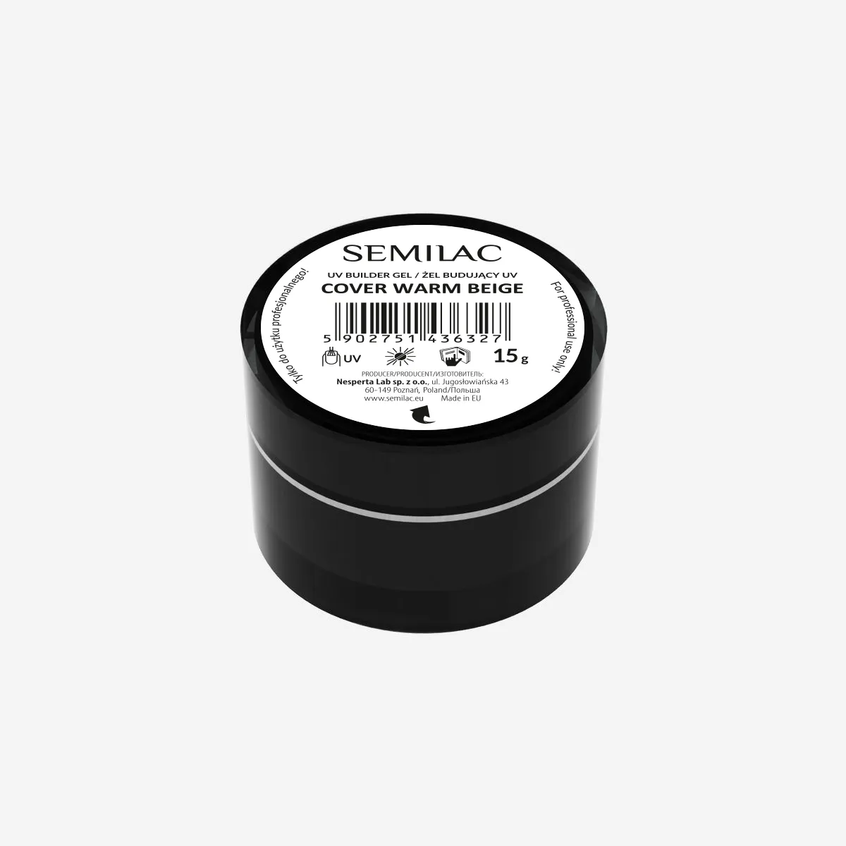 UV Builder Gel Cover Warm Beige 15 g